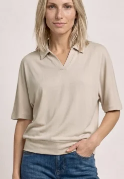 Polo avec élastique à la taille