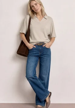 Polo avec élastique à la taille