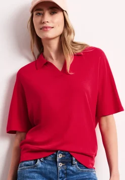 Polo avec élastique à la taille