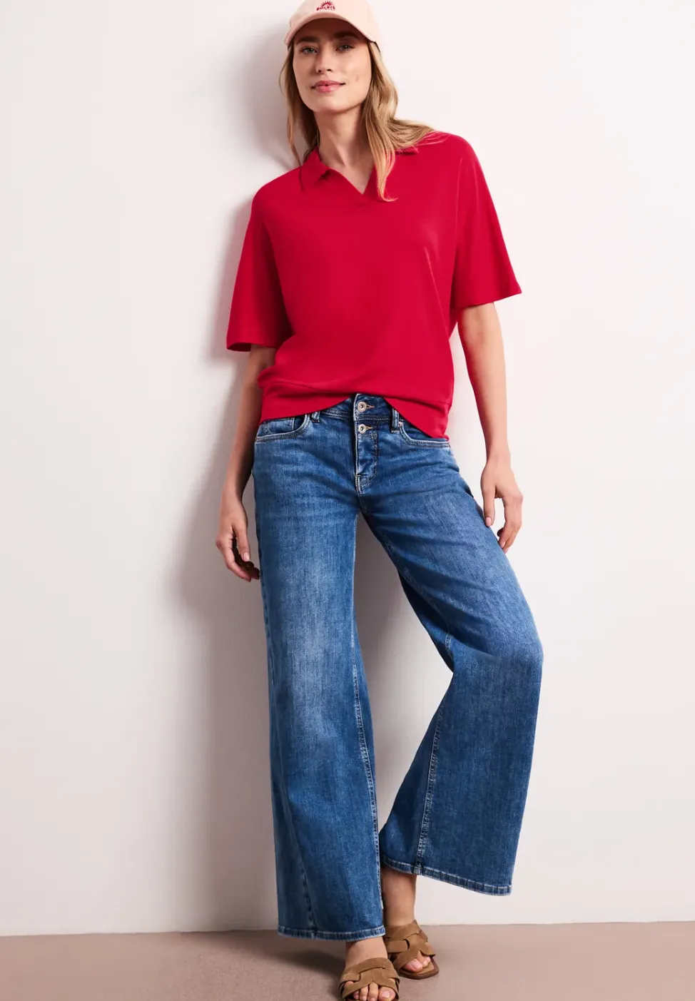 Polo avec élastique à la taille