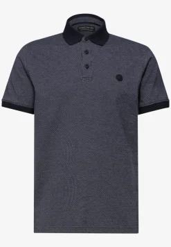 Polo jacquard à manches courtes