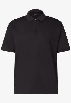 Polo à manches courtes avec fermeture zip