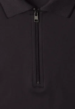 Polo à manches courtes avec fermeture zip