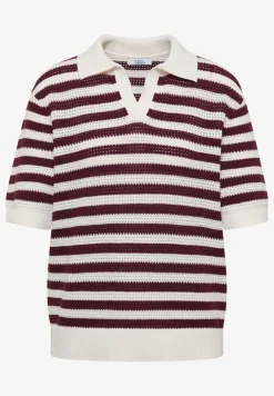 Polo à manches courtes en crochet