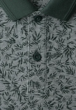 Polo Oxford à manches courtes avec impression