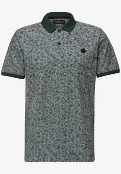 Polo Oxford à manches courtes avec impression