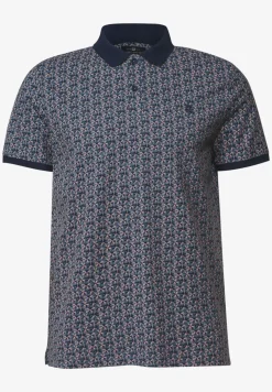Polo piqué à motifs