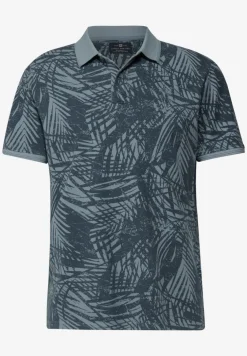 Polo piqué à motifs
