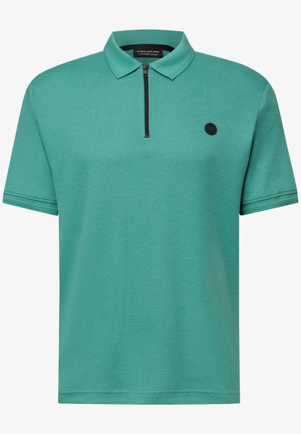 Polo zippé et structuré