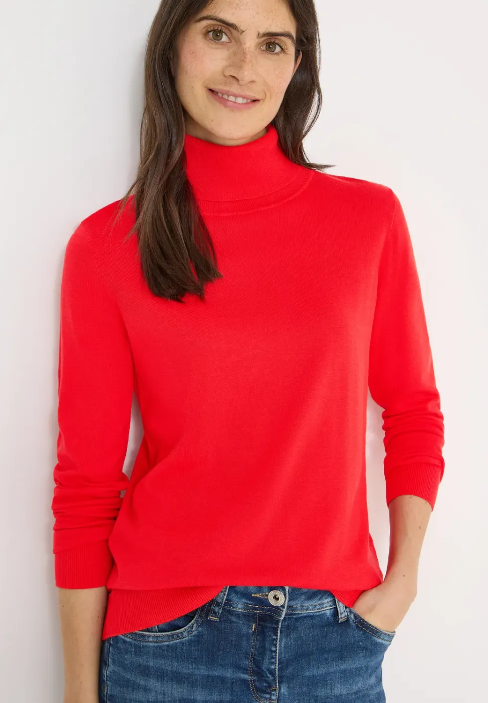 Pull à col roulé basique