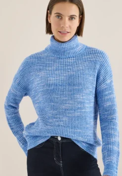 Pull à col roulé Space Dye