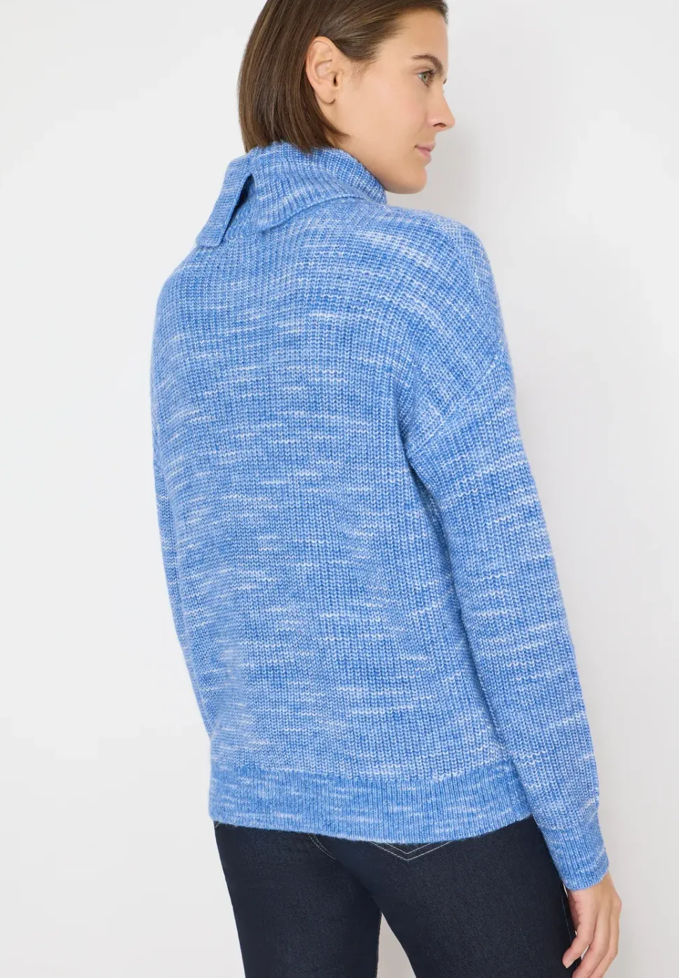 Pull à col roulé Space Dye
