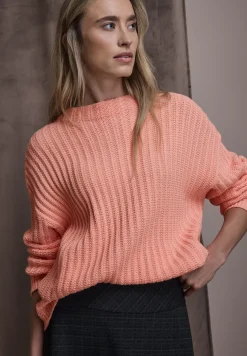 Pull à manches courtes structuré