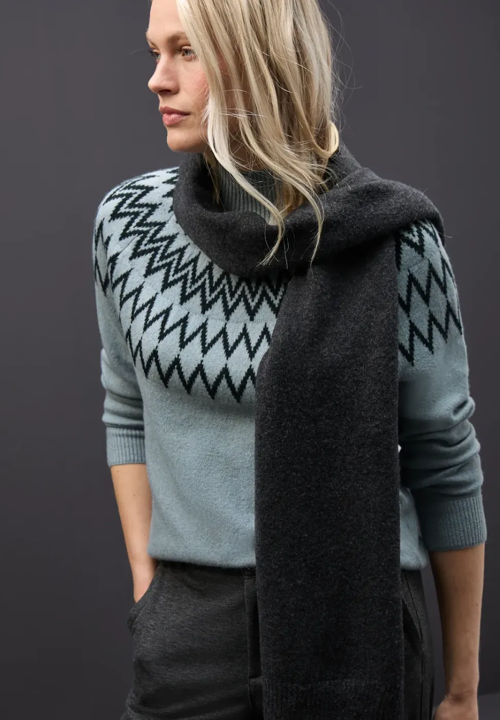 Pull au look norvégien