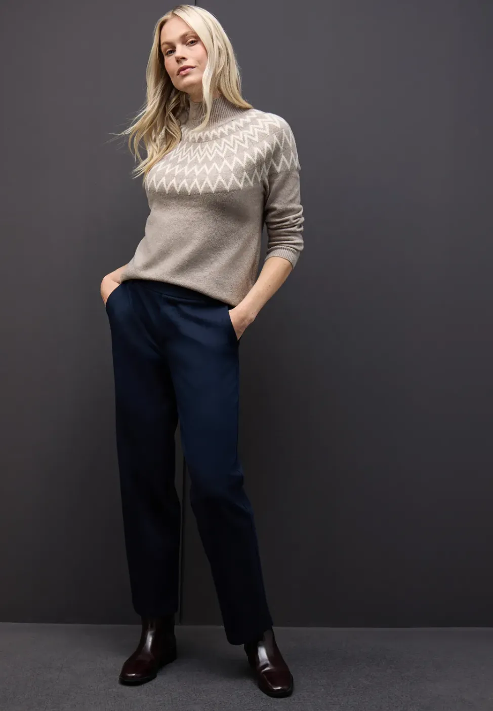 Pull au look norvégien