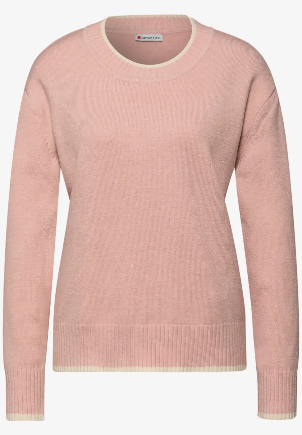 Pull avec détails contrastés