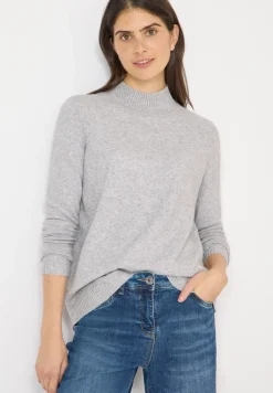 Pull cosy à col tourterelle