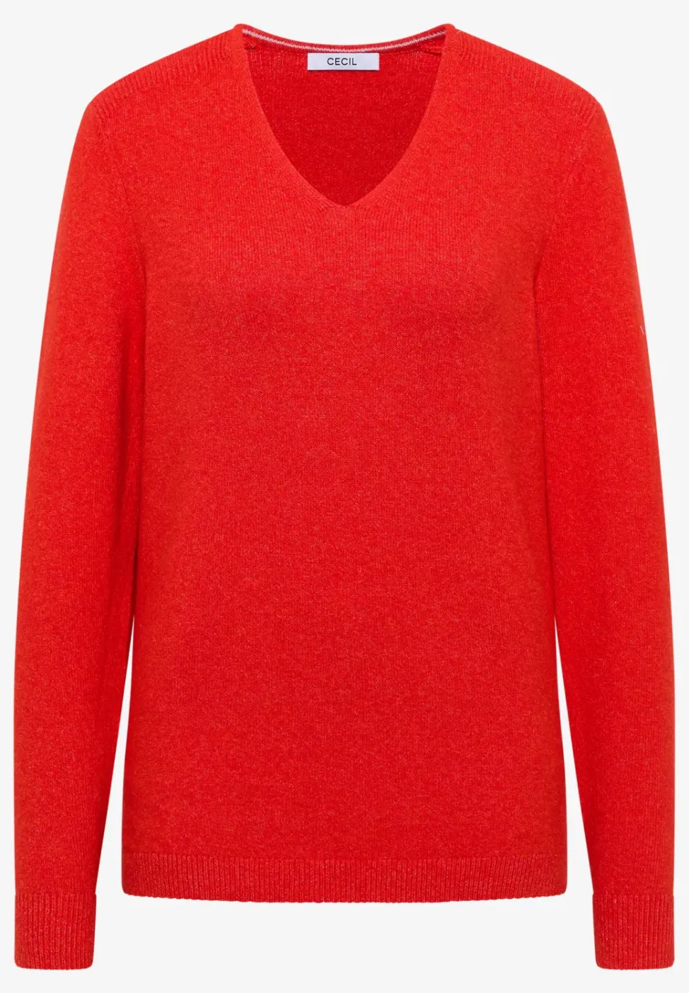 Pull douillet à col en V