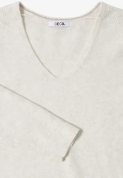 Pull douillet à col en V