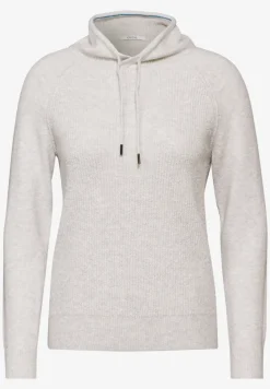 Pull raglan à structure mixte