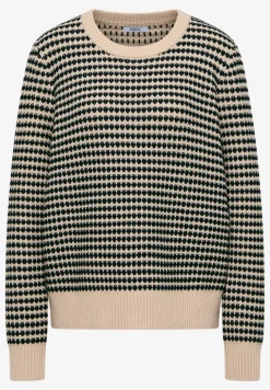 Pull structuré two-tone