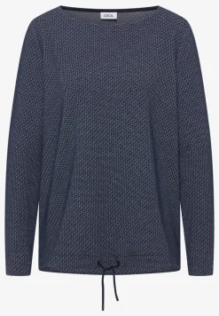 Pull structuré two-tone