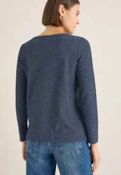 Pull structuré two-tone