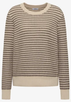 Pull structuré two-tone