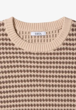 Pull structuré two-tone