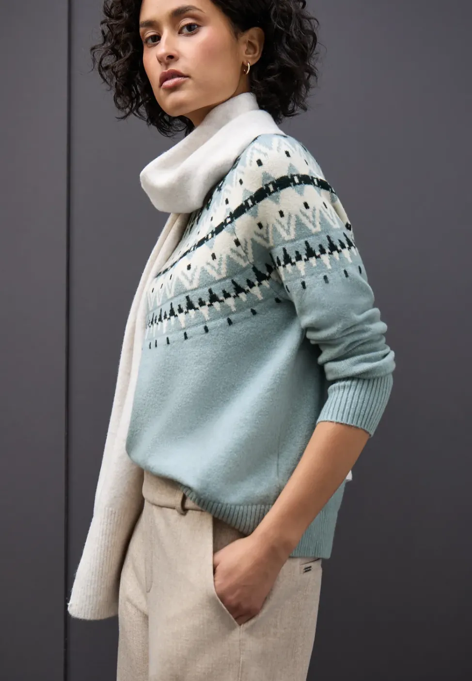 Pull au look norvégien