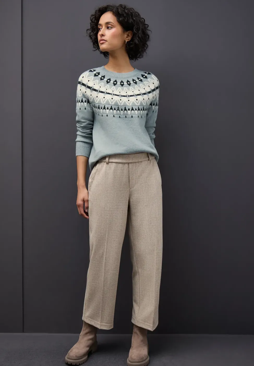 Pull au look norvégien