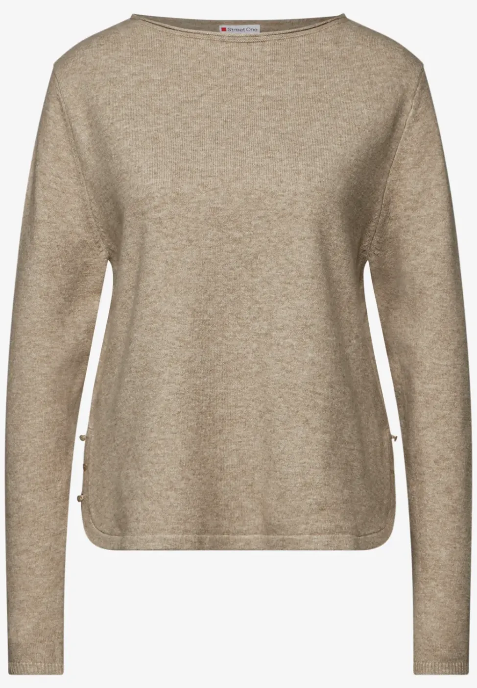 Pull avec détail de fente