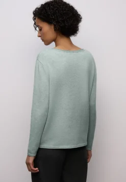 Pull avec ourlet roulé