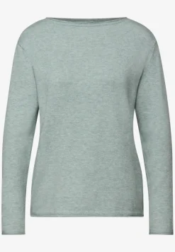 Pull avec ourlet roulé