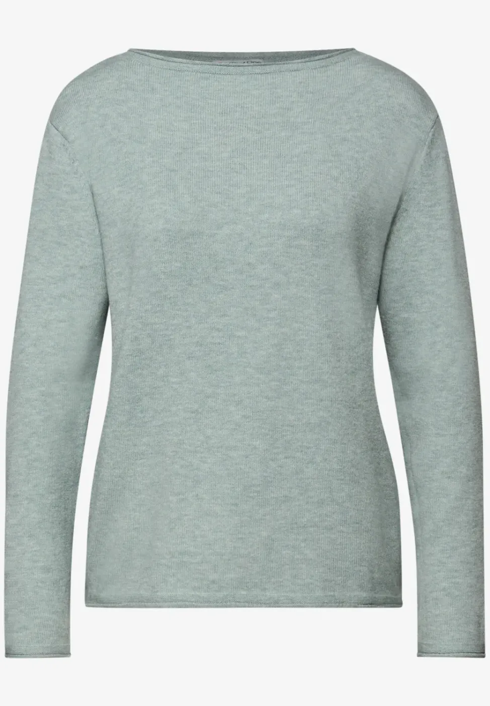 Pull avec ourlet roulé