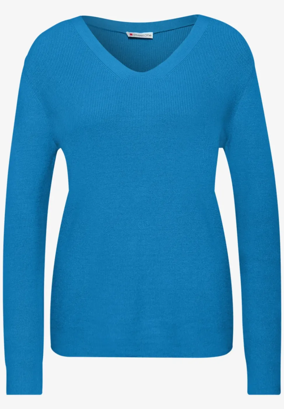 Pull basique à col en V