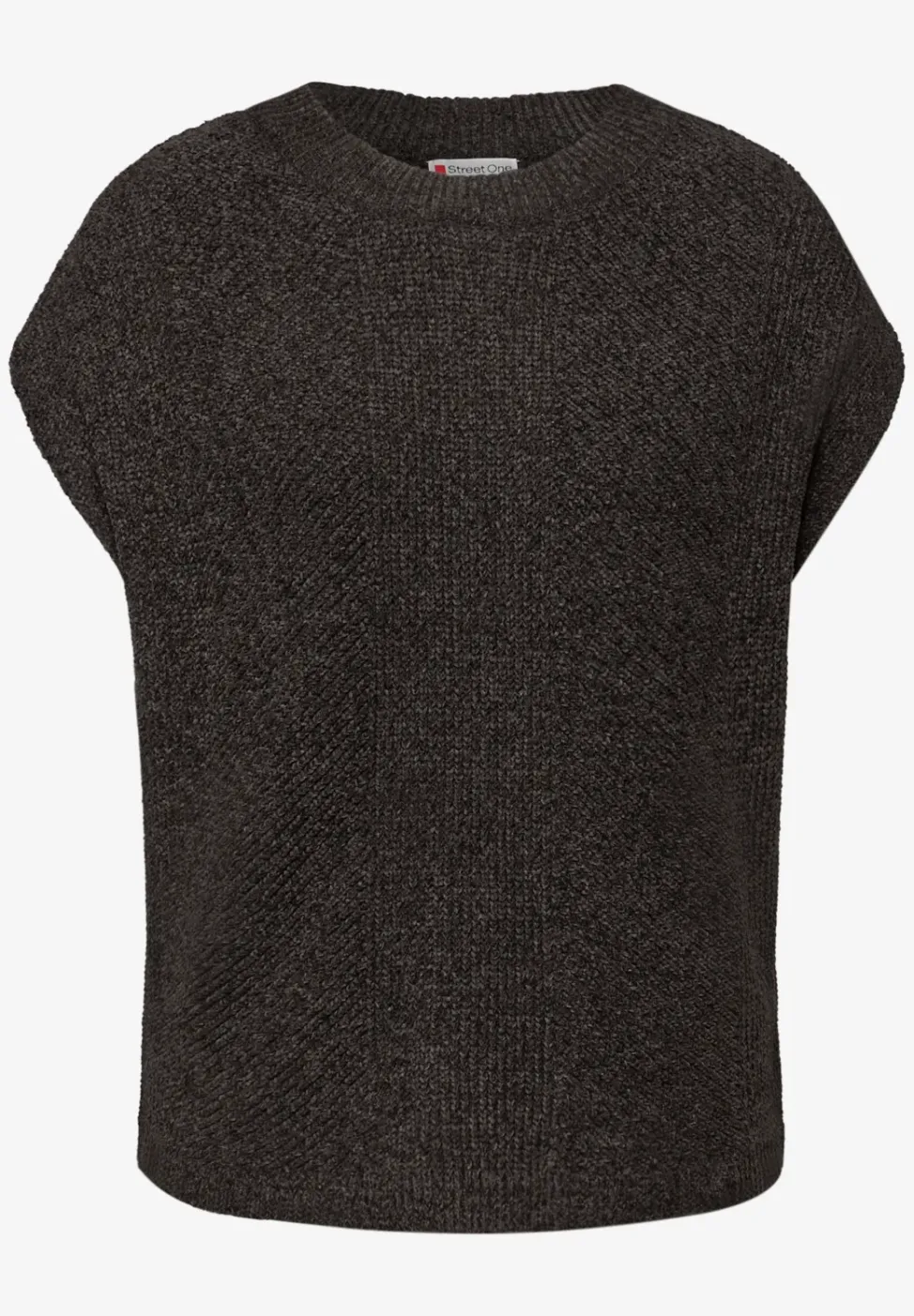 Pull chenille sans manches