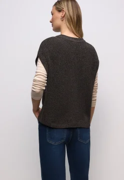 Pull chenille sans manches