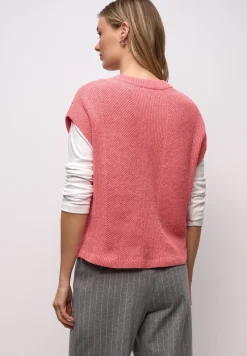 Pull chenille sans manches