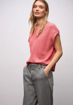 Pull chenille sans manches