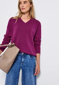 Pull à col en V