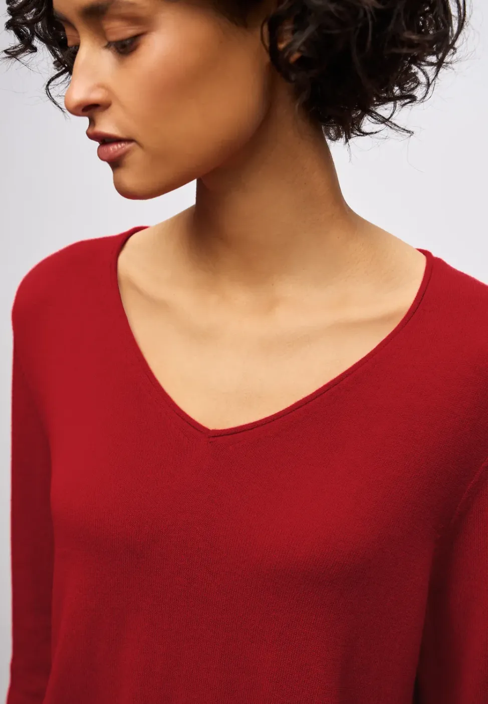 Pull à col en V