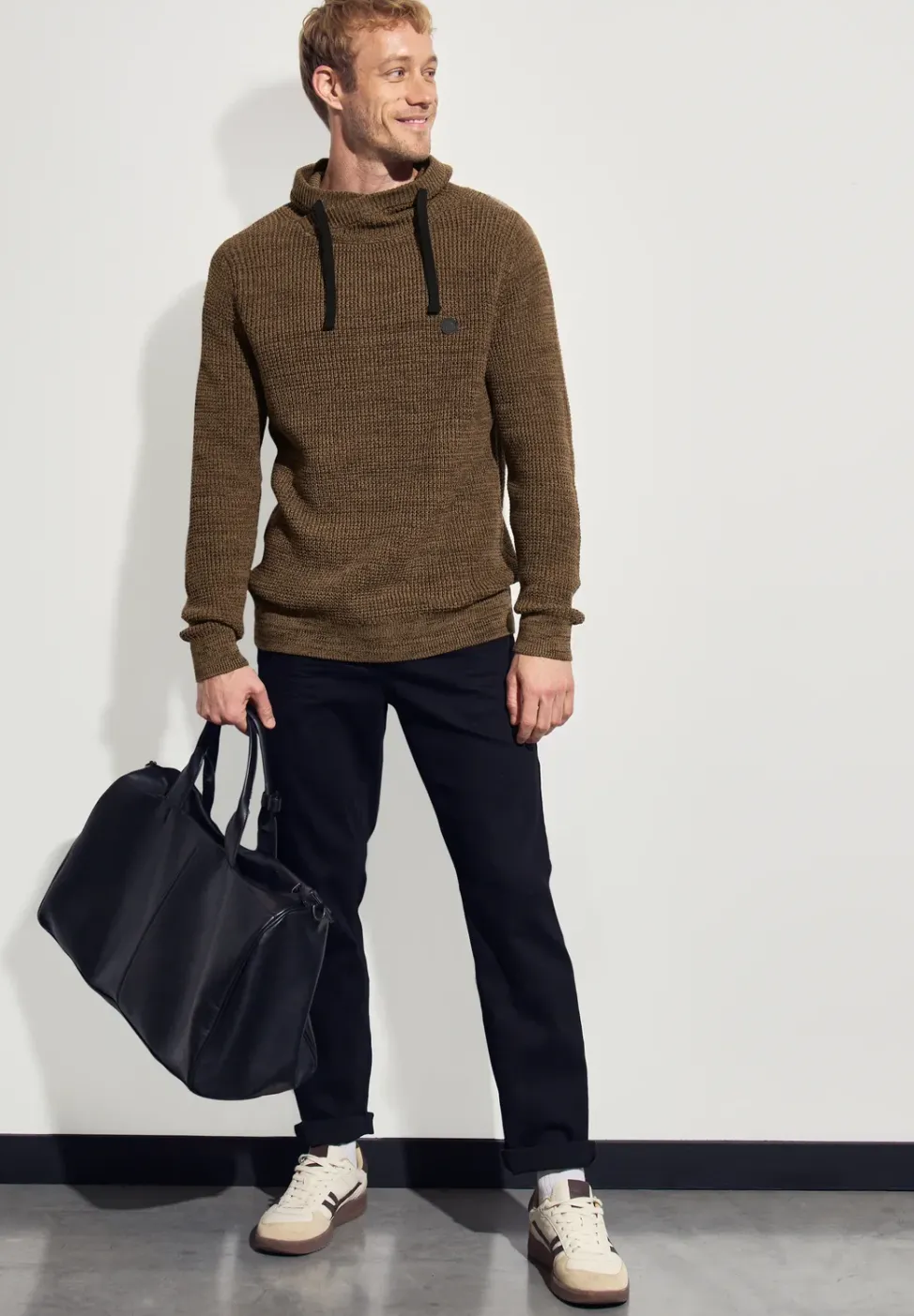 Pull à col fantaisie Two Tone