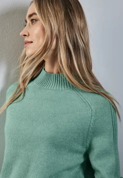 Pull à col montant