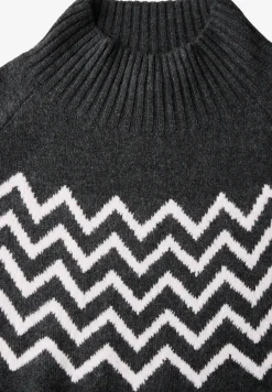 Pull à col montant