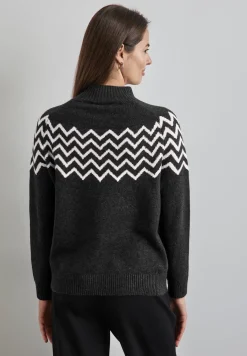 Pull à col montant