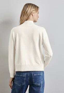 Pull à col montant