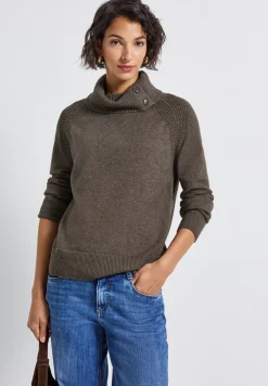 Pull à col montant