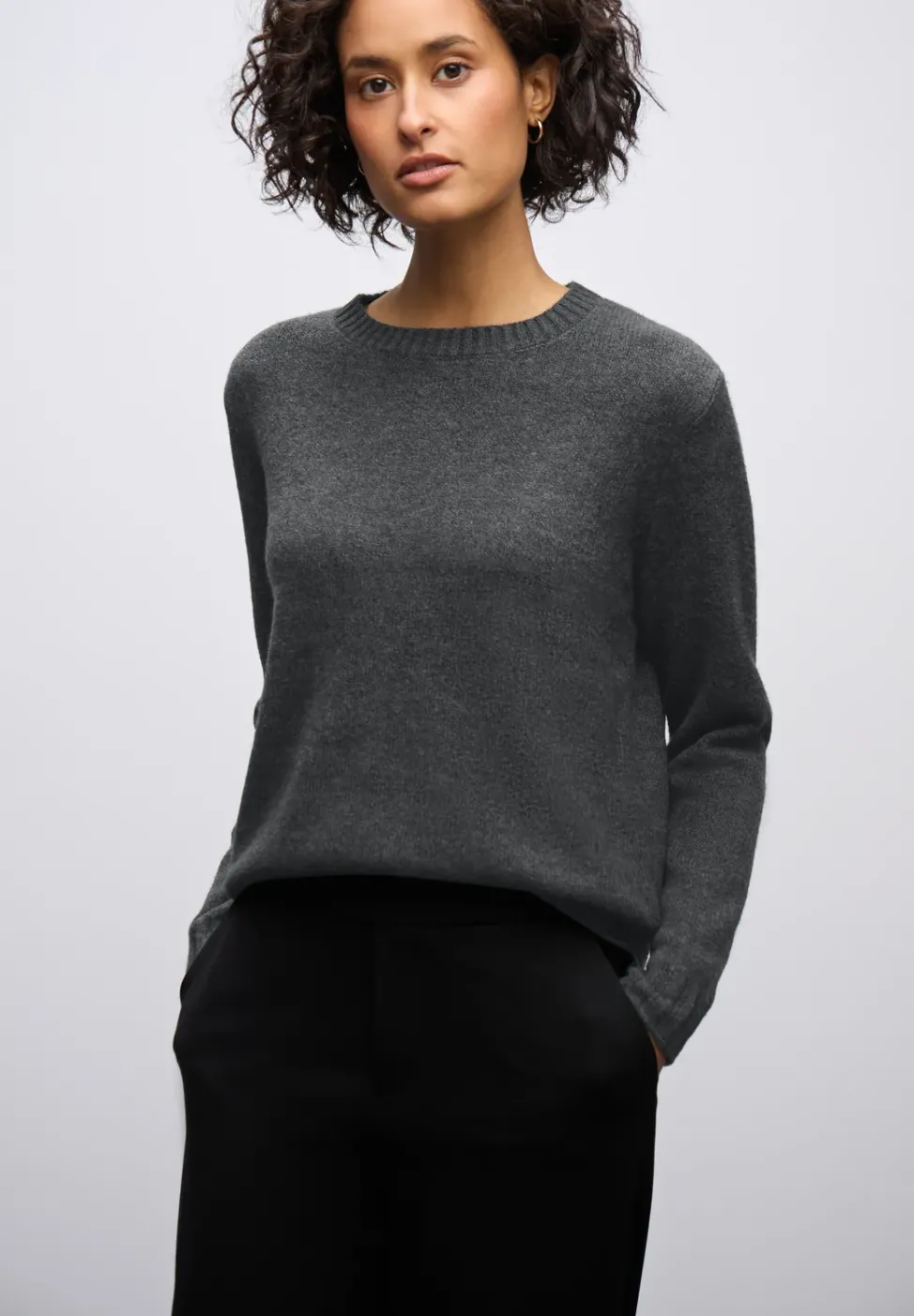 Pull à col rond