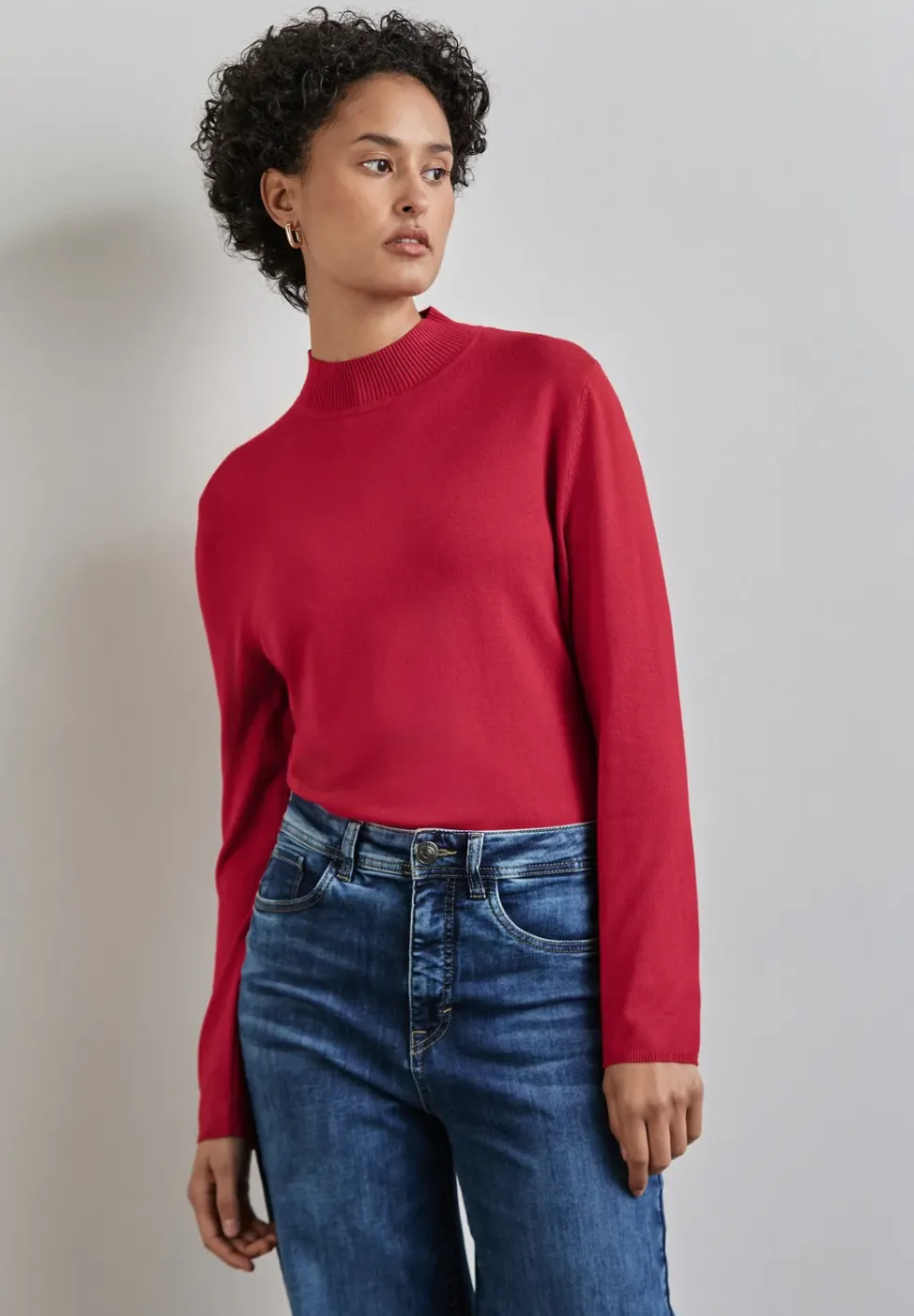 Pull à col roulé basique